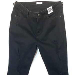 NWOT KENSIE JEANS HIGH ROLLER BLACK JEANS